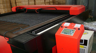 Large Format Double Y-Axis Co2 Fabric Laser Cutting Machine For Home Textile