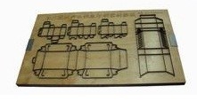 High - Frenquency Laser Steel Cutting Rule 2PT 23.80mm Die Cutting Rule For Diecut Maker