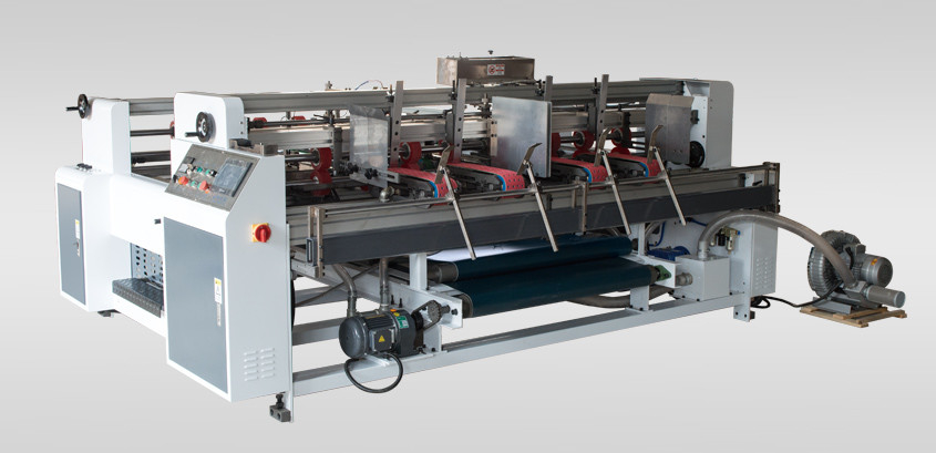 High Speed Semi Automatic Ab Gluer Machine 2300/2600 For Corrugation Board Pasting And Gluing