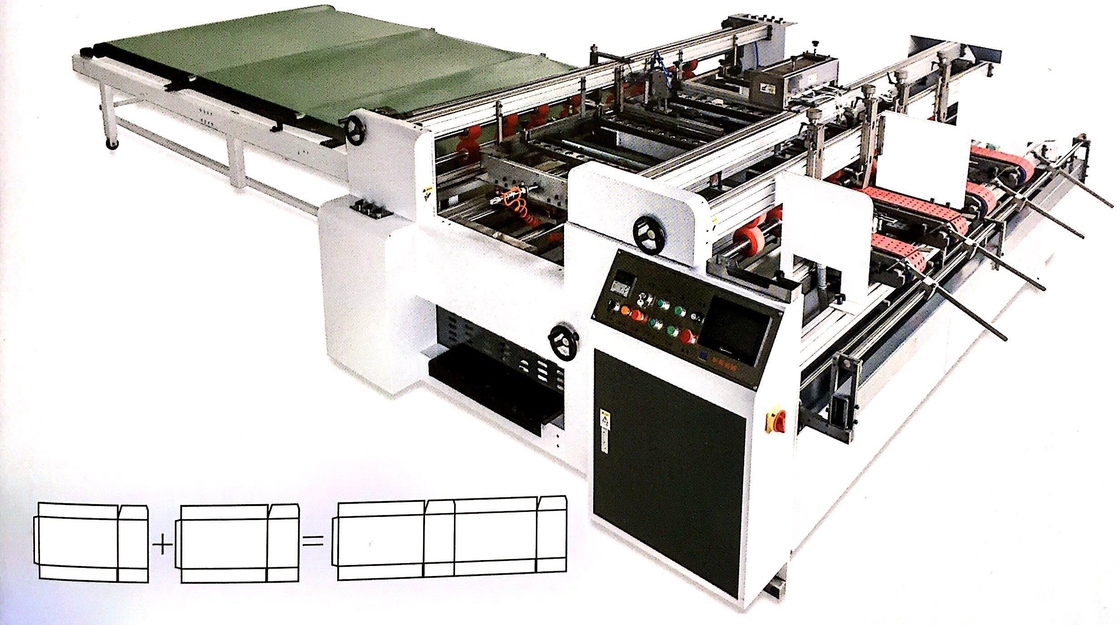 High Speed Semi Automatic Ab Gluer Machine 2300/2600 For Corrugation Board Pasting And Gluing
