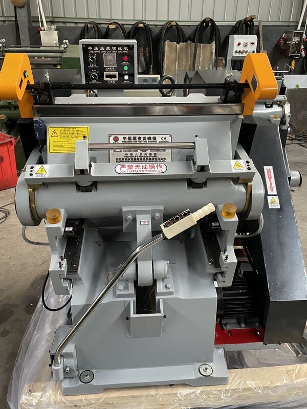 Promega Semi Automatic Die Cutting & Creasing Machine Flat Table Design Paper Use 380V 252 Strokes/Min 550mm Working Width