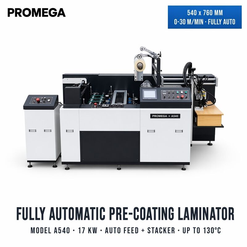 Automatic Pre-coating Film Laminating Machine 30m/min Speed 157-400g Thickness Capacity 2000kg Weight 1 Year Warranty CN Origin