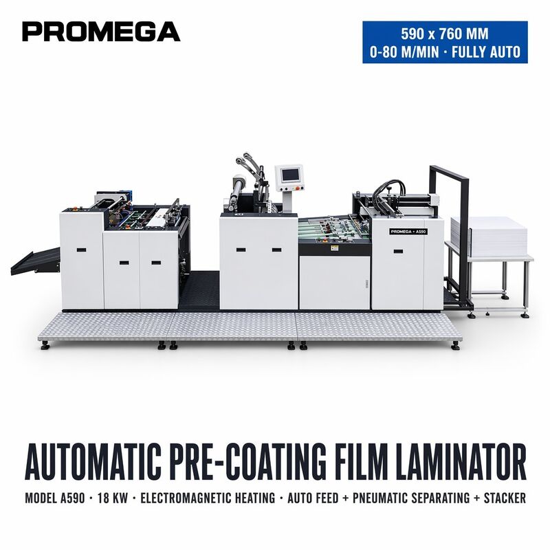 Electric Automatic Pre-coating Film Laminating Machine for Paper & Plastic with High-Speed Motor (0-80 M/min)