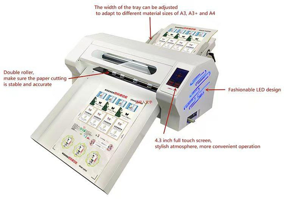 Multi Label Cutter Machine With Auto Sheet Feeding System