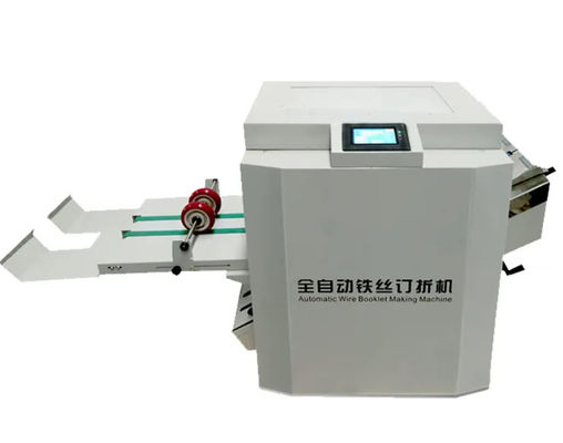 Automatic Binding And Folding Machine Book Wire Saddle Stitching ...